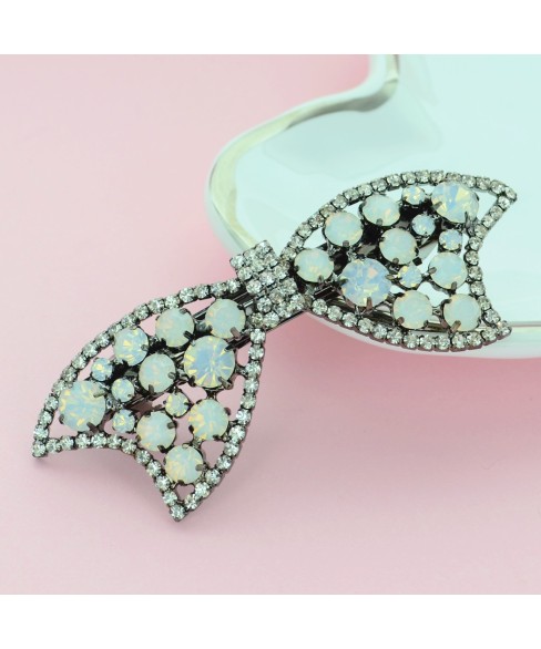 Crystal Bow Barrette