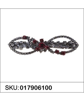 Crystal Bow Barrette (Cilp Paris)