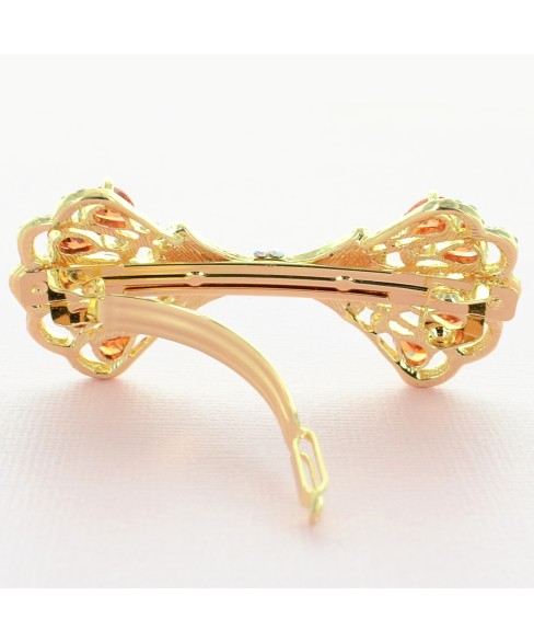 Luxurious Cubiczirconia Butterfly Barrette