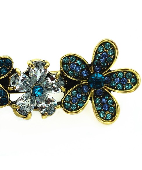 Cubiczirconia Flowers Barrette (Clip Paris)