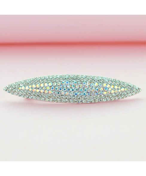 Lavish Austria Crystal Oblong Barrette