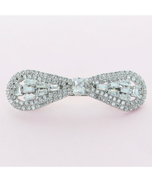 Cubic Zirconia Bow Pinch Cilp