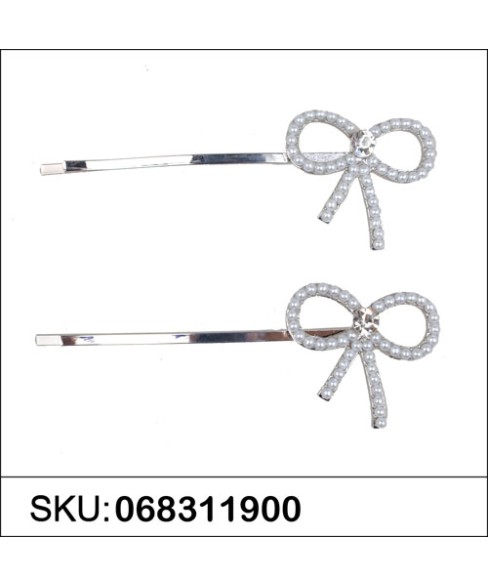 Hairpins White