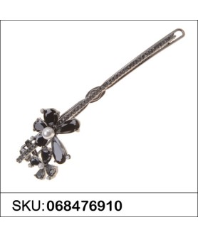 Luxurious Cubiczirconia Flower Barrette