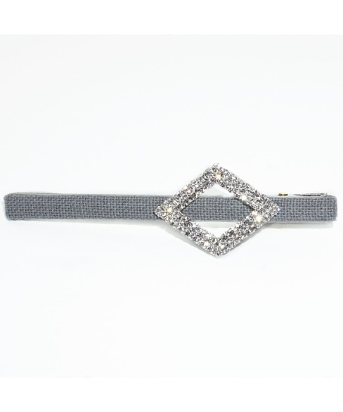 Crystal Cutout Diamond Alligator Clip