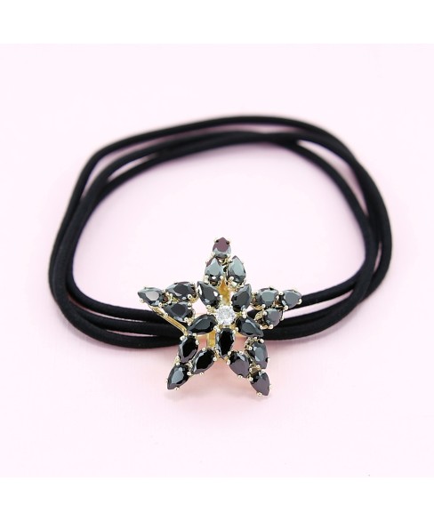 Australian Crystal-Embellished Star Hair Tie