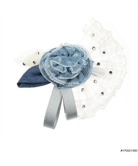 Tee Hairclips Blue