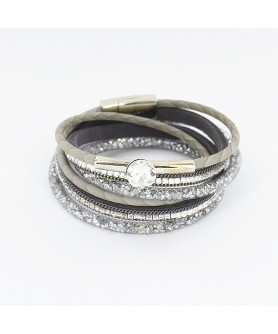 Sparkling Crystal Double Wrap Bracelet