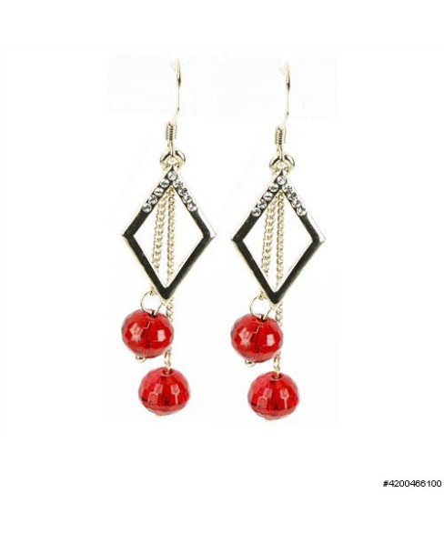 Earrings Red