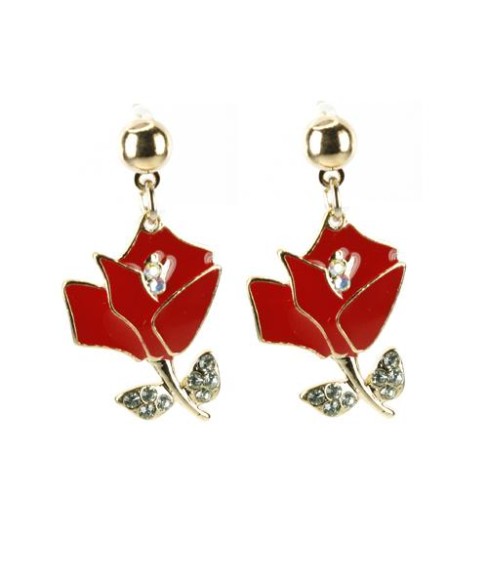 Earrings Red