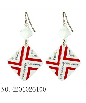 Earrings Red