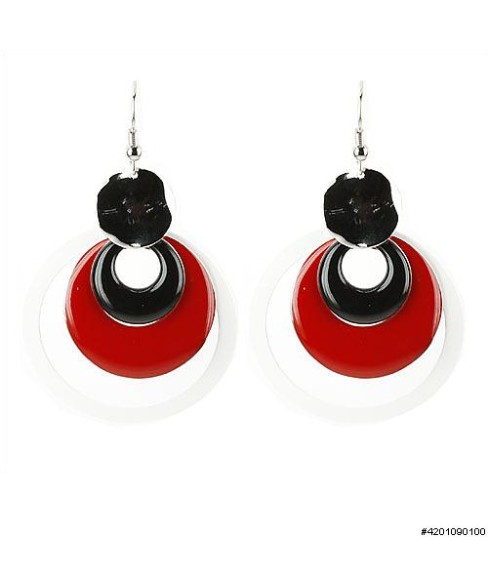 Earrings Red