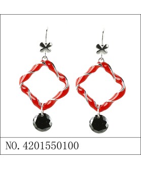 Earrings Red