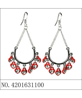 Earrings Red