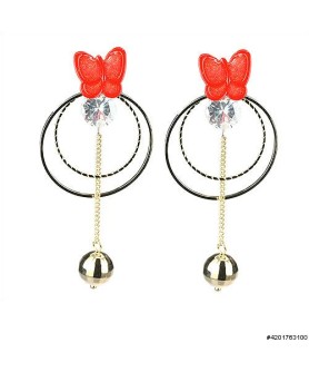 Earrings Red