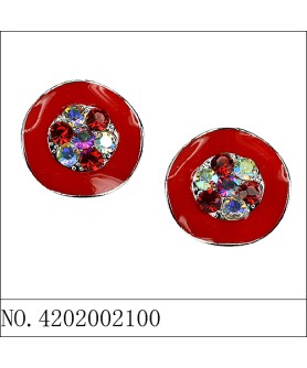 Earrings Red