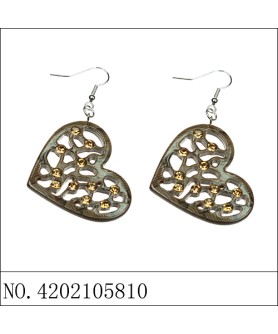 Earrings Brown