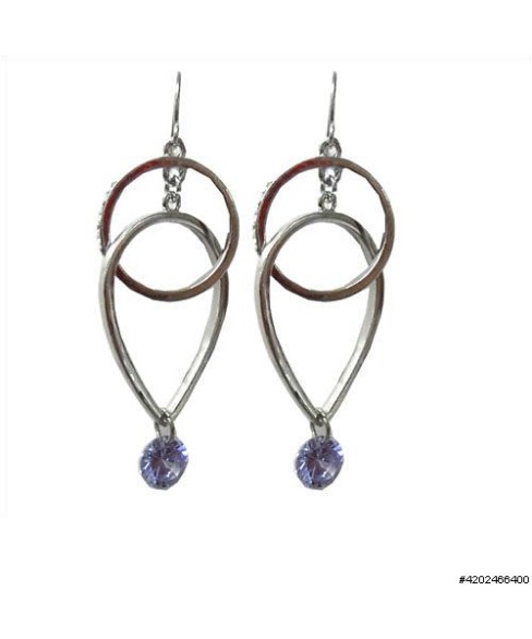 Earrings Purple