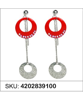 Earrings Red