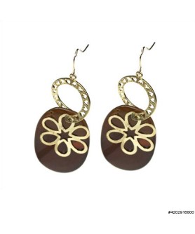 Earrings Brown