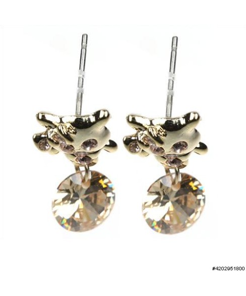 Earrings Brown