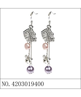 Earrings Purple