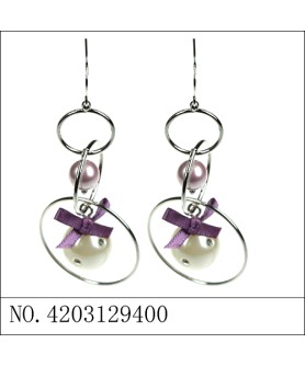 Earrings Purple