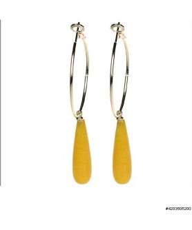 Earrings Yellow