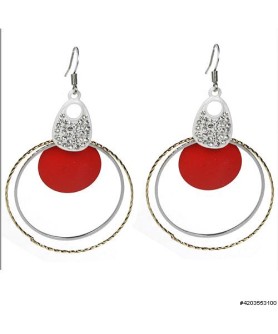 Earrings Red