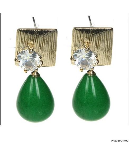 Earrings Green