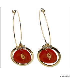 Earrings Red