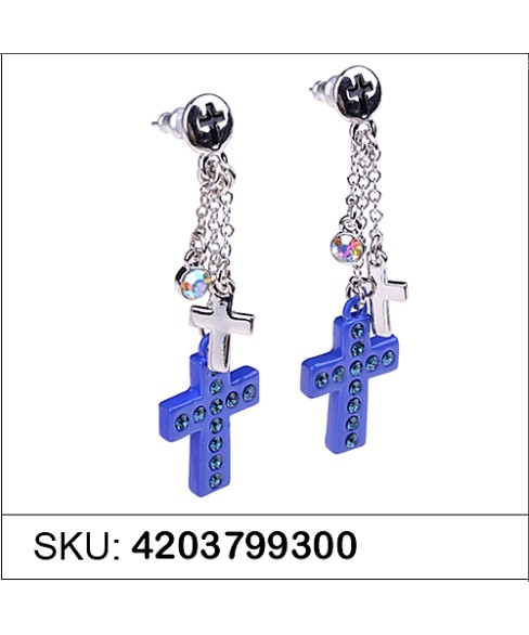 Earrings Blue