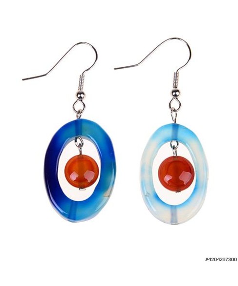 Earrings Blue