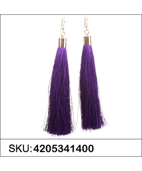 Earrings Purple