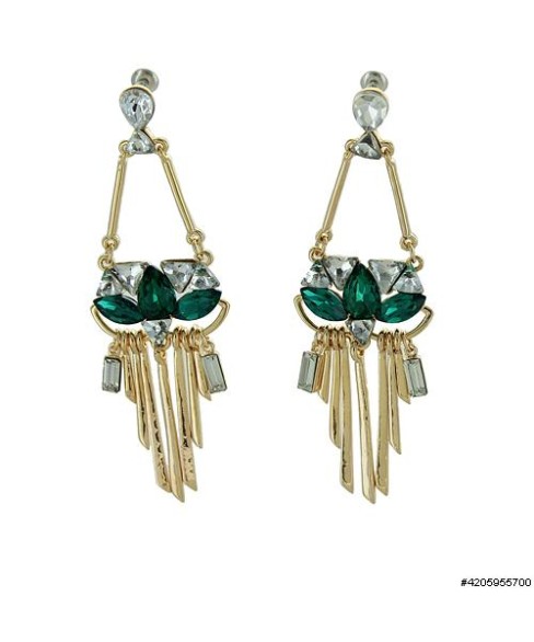 Earrings Green