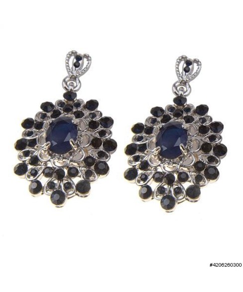 Earrings Blue