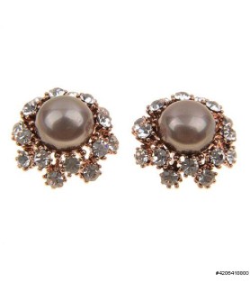 Earrings Brown