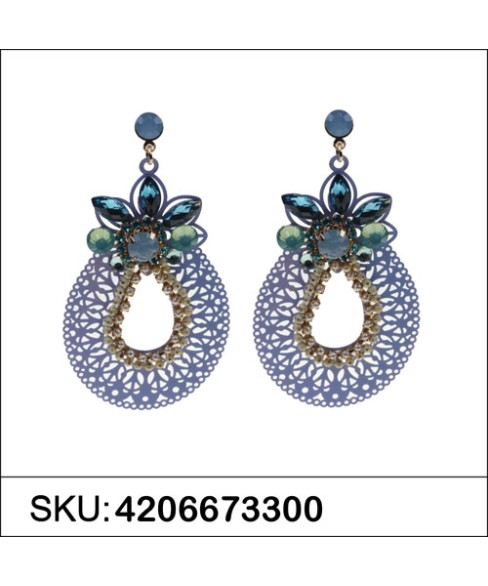 Earrings Blue