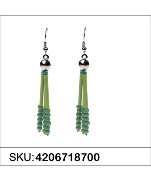 Earrings Green