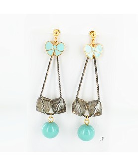 Earrings Blue