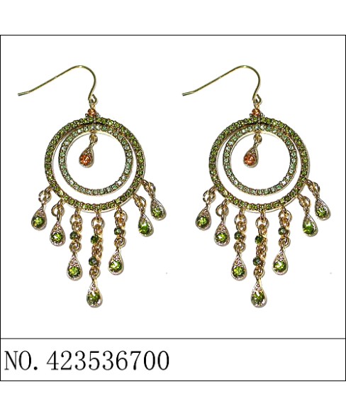 Earrings Green