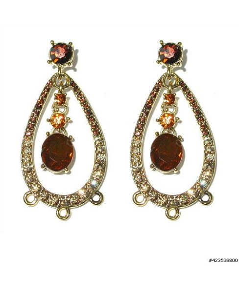 Earrings Brown