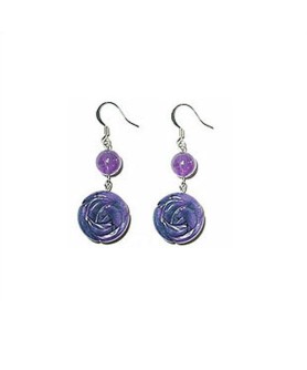 Earrings Purple