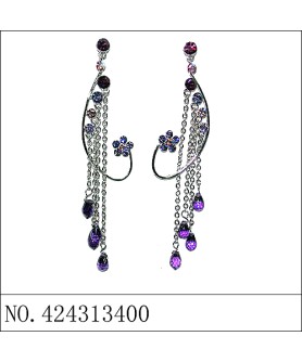 Earrings Purple