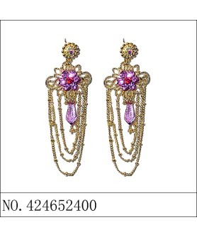 Earrings Purple