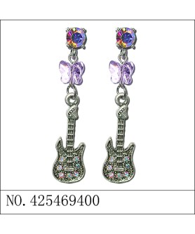 Earrings Purple