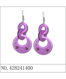 Earrings Purple