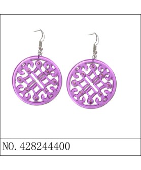 Earrings Purple