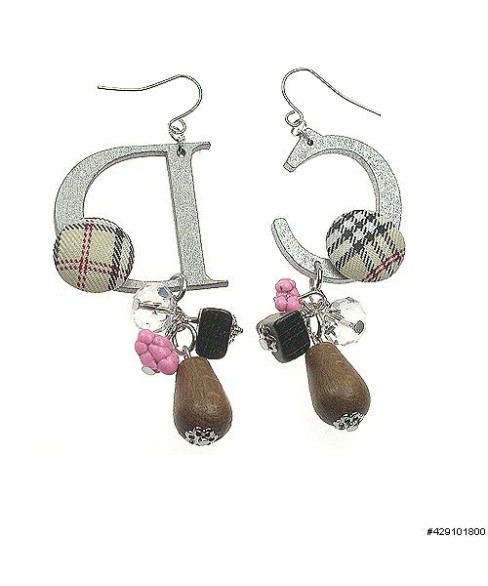 Earrings Brown