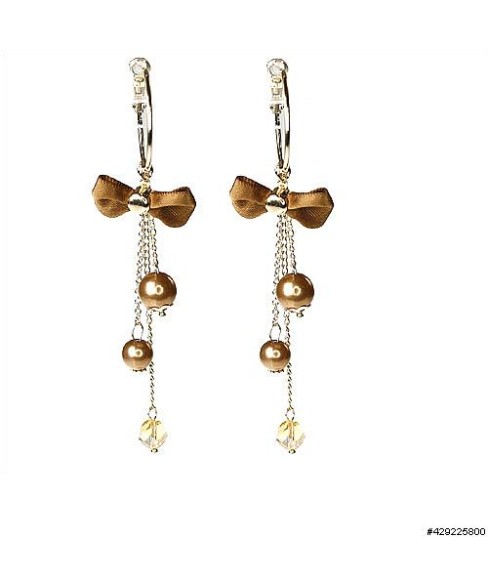 Earrings Brown